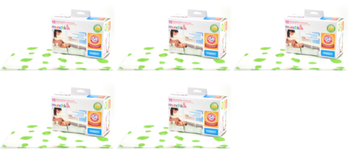 Munchkin Arm and Hammer Disposable Changing Pad, 10 Count (Pack of 5)