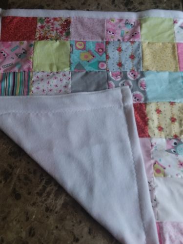patchwork baby blanket lap blanket pet blanket unisex handmade
