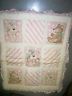 Baby Comforter Pink  and Creme With Bears 34