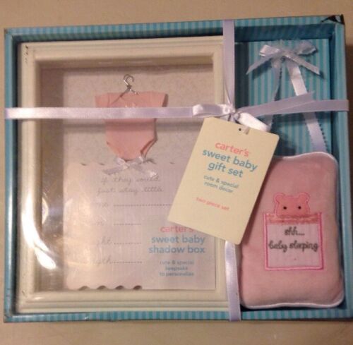 Carter's Girl sweet baby Gift Set Cute & Special Room Decor Pink New Sealed