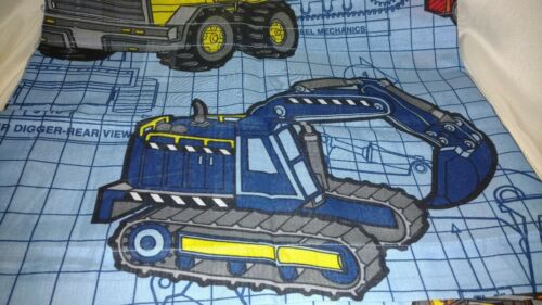 Kids Boys TONKA TRUCK Toddler Bed Crib Bedding Curtains Valance DAN RIVER Quilt