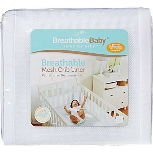 Breathable Baby Breathable Mesh Crib Liner Brand New Sealed