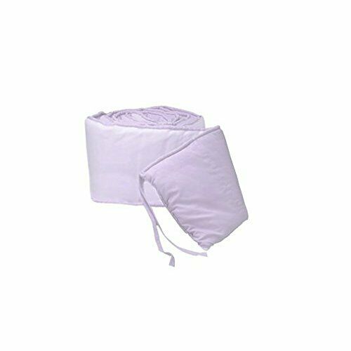 BabyDoll Tailored Baby Crib Bumpers, Lavender
