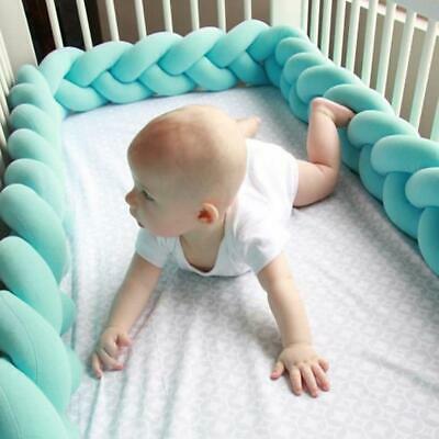 100cm Weaving Knot Newborn Baby Bed Bumper Crib Protector