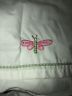 pottery barn kids Pink Lily dragonfly dust ruffle/bed skirt, crib toddler bed