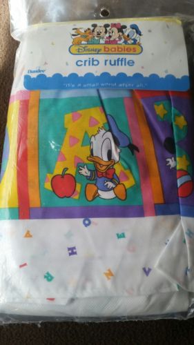 Vintage Disney Babies Crib Ruffle