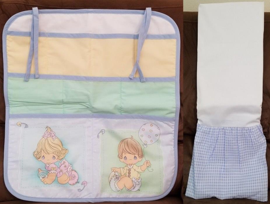 Nursery/Crib Diaper Organizer Hang Baby Essentials Dust Ruffle Precious Moments