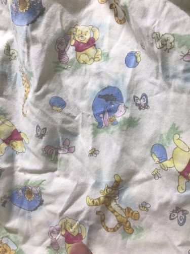 WINNIE THE POOH Fitted Crib Sheet ~ Disney Pooh Bear Tigger Piglet Friends