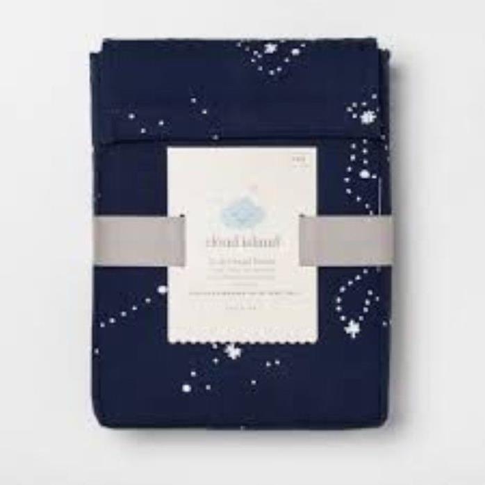 Fitted Crib Sheet Constellation - Cloud Island™ Navy