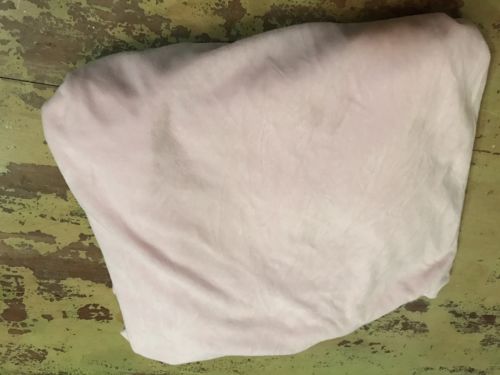 Infant Girls Pottery Barn Chamois Fitted Crib Sheets Pink EUC
