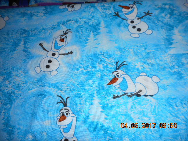 MadieBs Custom Frozen Olaf Snowman Crib or Toddler Bed Sheet Set with Name