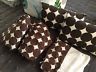 DWELLSTUDIO Brown Polka Dot CRIB SHEETS + CHANGING PAD COVER + PILLOWS Bundle