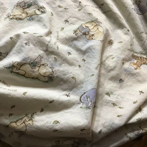Classic Winnie The Pooh Fitted Crib Sheet Vintage Bed Nursery