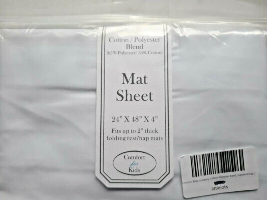 American Baby Company Cotton-Polyester Blend, Standard Day Care Nap Mat Sheet
