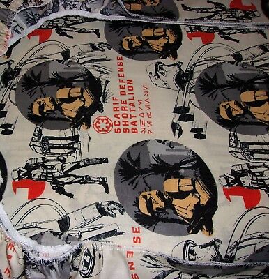 New Hand Made Star War's Defence Battalion Fitted Crib/Toddler Sheet