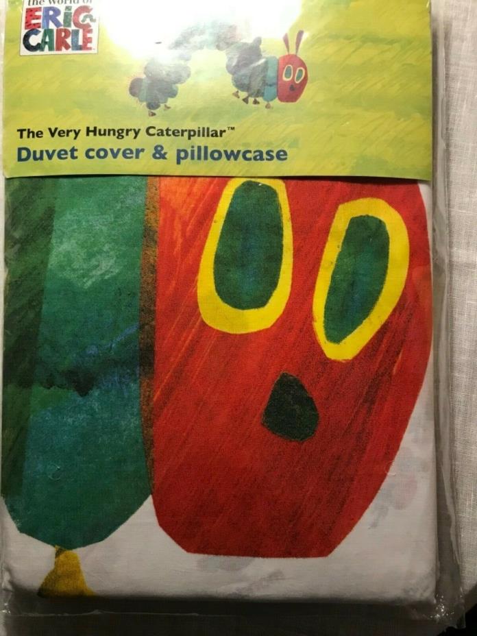 NWT The Very Hungry Caterpillar Junior Duvet Cover & Pillowcase Dreamtex