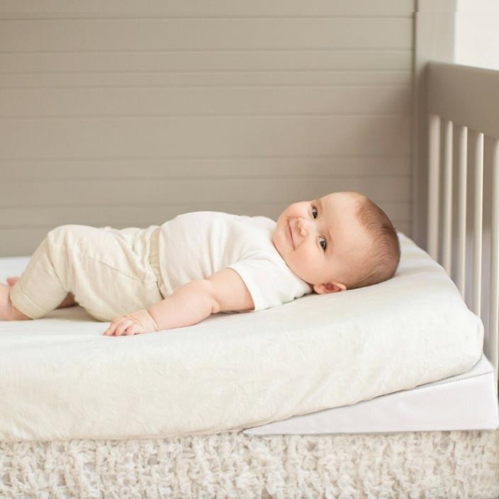 Summer Infant White Crib Wedge Inclined Sleeper Waterproof