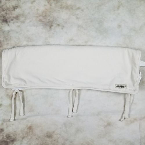 Crib Wrap by Trend Lab Short Rail Cover for Wide Rail Ivory 1 PANEL ONLY