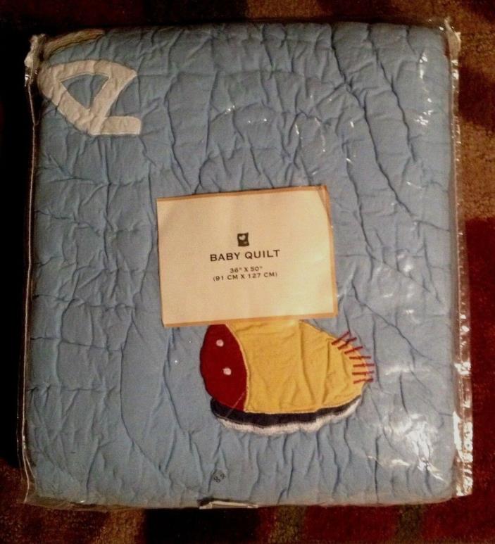 BRAND NEW IN PACK SPORTS BABY BOYS TODDLER CRIB NURSERY BABY QUILT 36