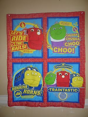 New Handmade Baby Quilt (Blanket)  - Chugga, Chugga, Choo, Choo