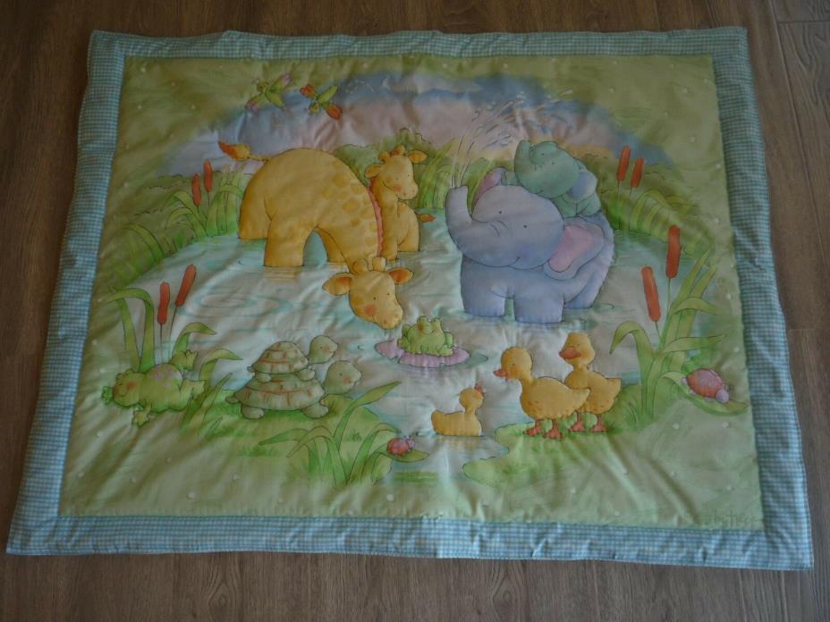 New Handmade Baby Quilt (Blanket)  - Little Pond