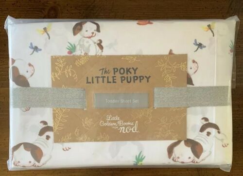 Land Of Nod Poky Little Puppy Baby Toddler Sheet Set