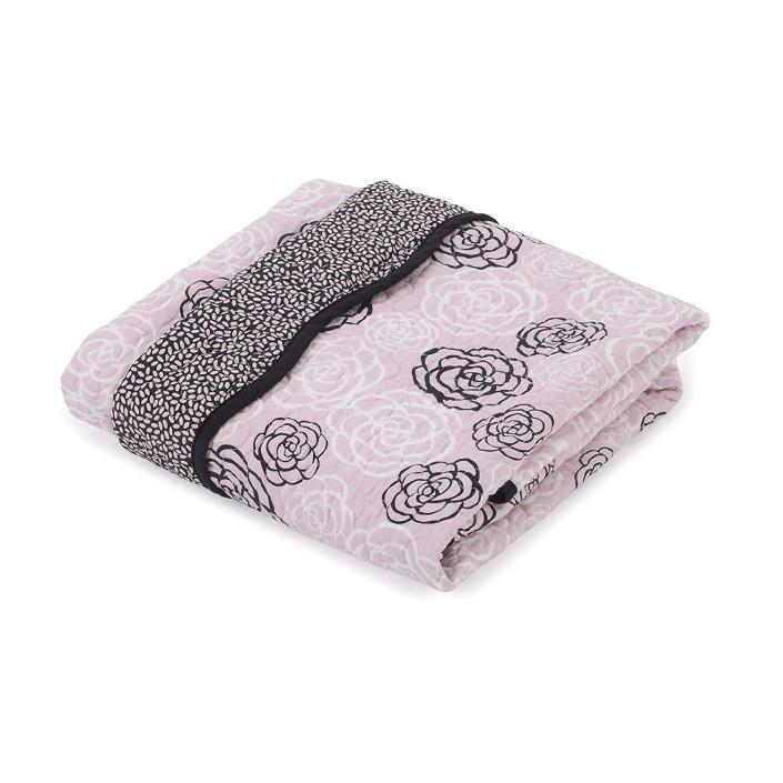 Balboa Baby Cotton Coverlet Pink Camellia/Pink Pebble