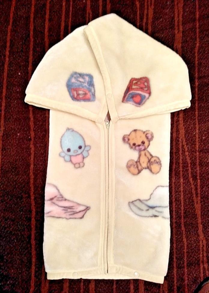 Newborn Infant Baby Blanket Swaddle Wrap Sleeping Bag nursery precious moments