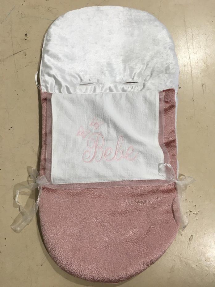 Peradi Baby Stoller Bunting Bag in Felix Pink NEW N2