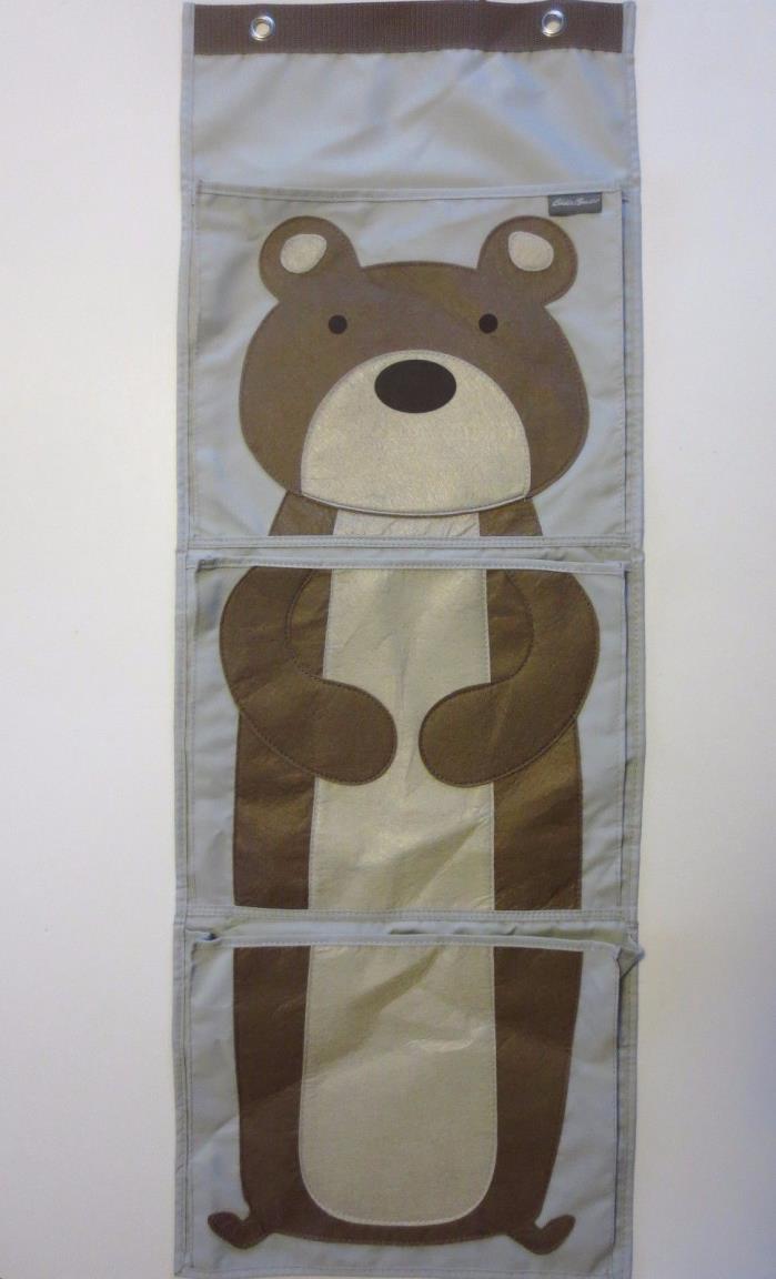 Eddie Bauer First Adventure Baby Kids Canvas Hanging Organizer Bear