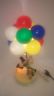 Clown Lamp 70's Dolly Toy Children Nursery Lamp Night Light Balloons & Dog