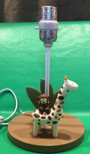CoCaLo Jacana Lamp Base Giraffe Monkey Jungle Safari Baby Room Decor