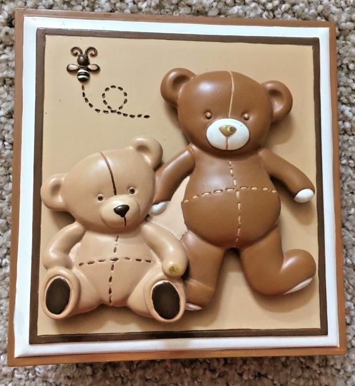 Genuine Eddie Bauer Teddy Bear & Bee Night Light Shade for Baby Nursery