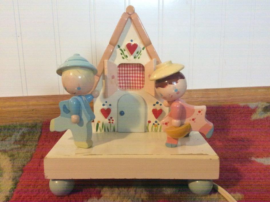 IRMI Nursery Plastics Vintage Hansel and Gretel Lamp 1960s Very Good Used Cond.