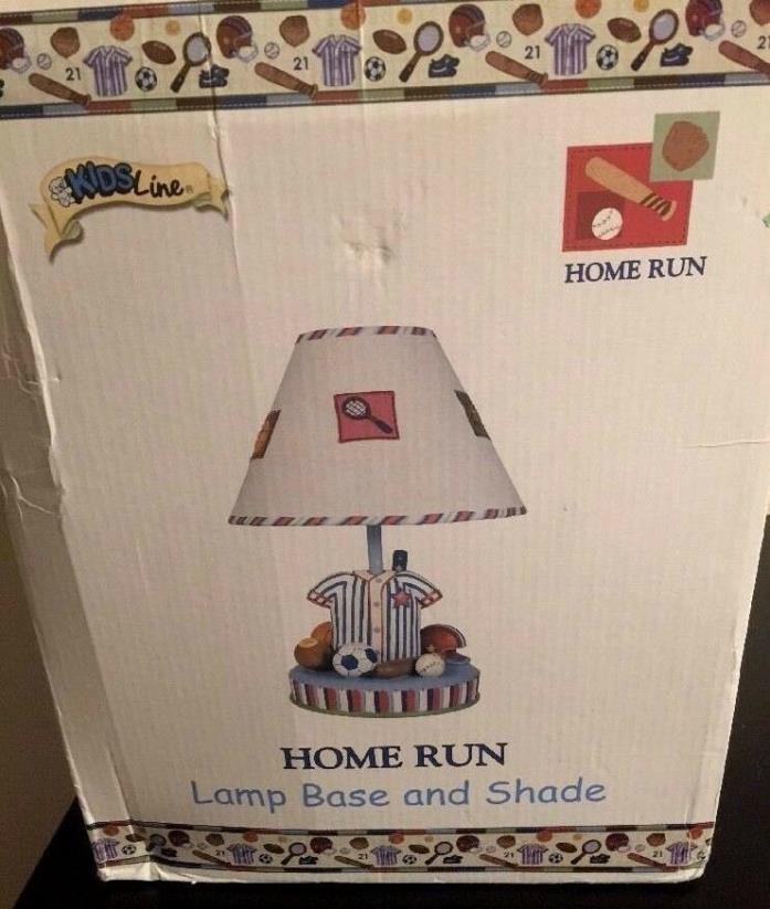 Kidsline HOME RUN Sports Theme  Lamp Retired Collection NOS