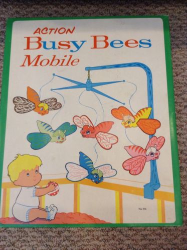 Vintage Busy Bees MOBILE