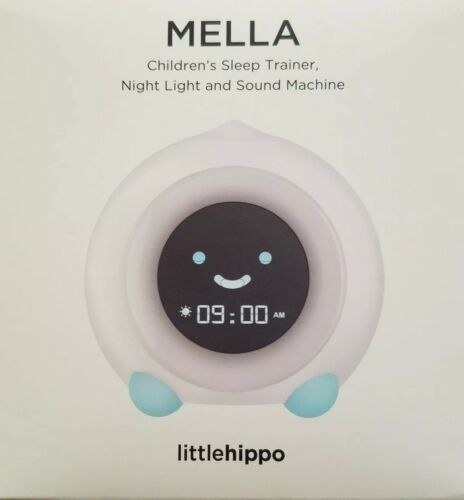 Little Hippo MELLA Childrens Night Light/Sleep Trainer & Sound Machine M10