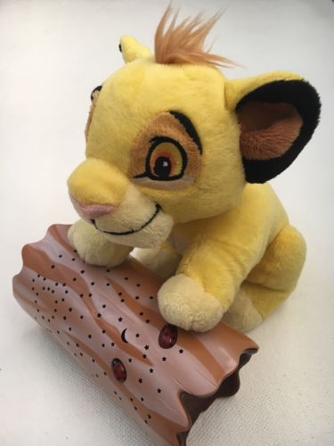 Disney Baby The Lion King Simba Plush Night Light Log Nite Lite