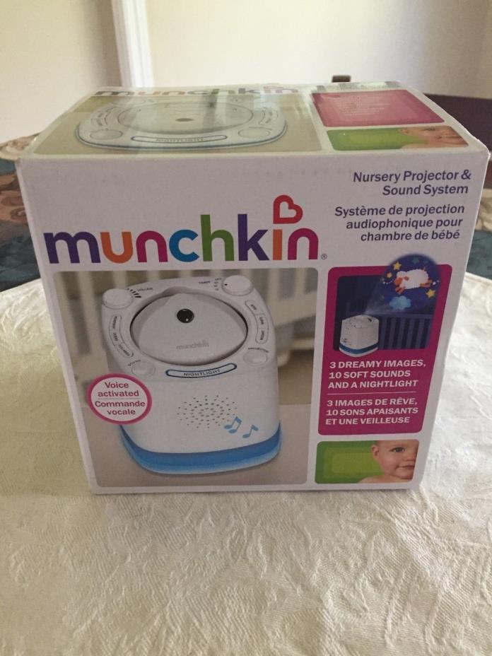 MUNCHKIN NURSERY PROJECTOR AND BABY SOOTHER WITH NIGHTLIGHT