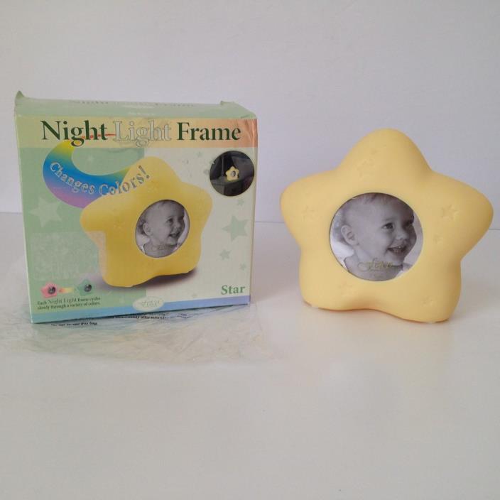 Star Night Light Frame by Fetco Home Decor, NEW