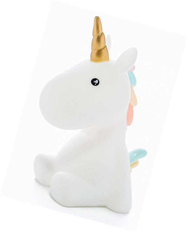 Unicorn Nightlight LED Warm White Light with Timer Function Kids ? Soft Rainbow