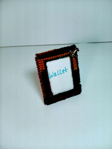 Handmade Canvas Boys Wallet Photo Frame W/ Airplane Decor