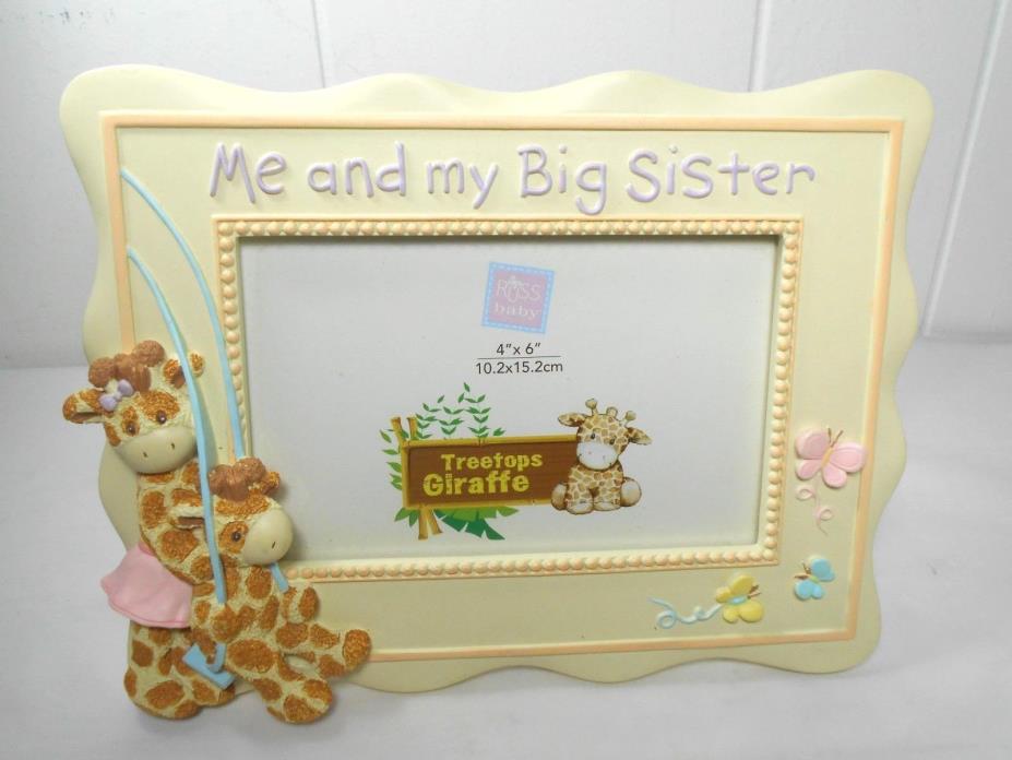 Russ Baby Treetops Giraffe Me and My Big Sister Picture Frame 4