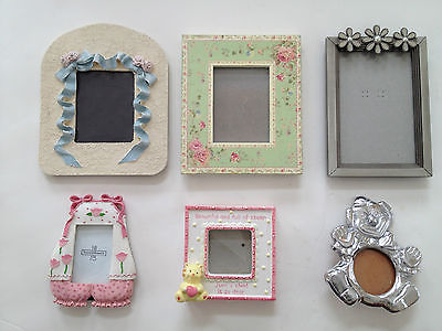 Frames Nursery Baby Picture Frames 6 Pink Girl Baby Toddler Room Decor Photos
