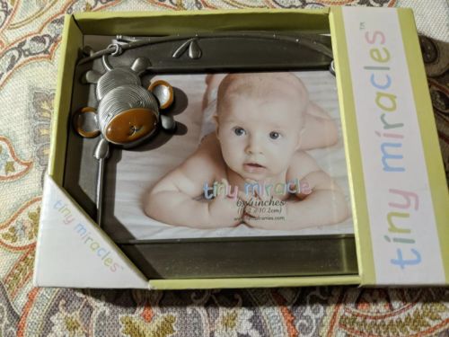 Tiny Miracles Kohl's Baby Infant Monkey Picture Frame Cute moxie