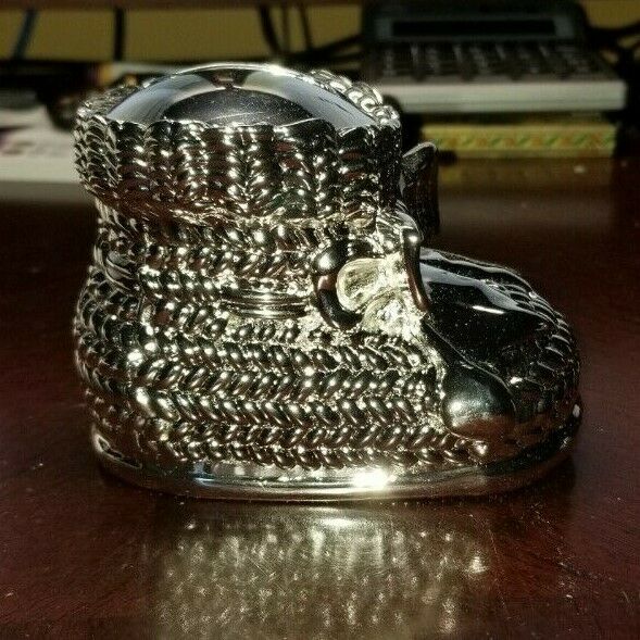 Silver plated booty bank