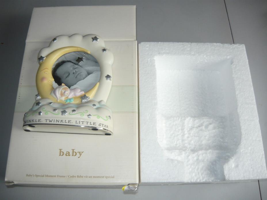 Hallmark Table Top Picture Frame Baby Twinkle Twinkle Little Star box keepsake