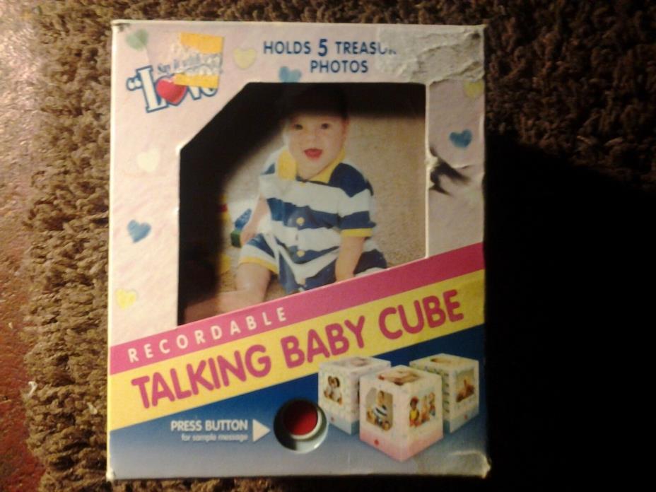 RECORDABLE TALKING BABY CUBE (BRAND NEW!) (FAST SHIPPING!)