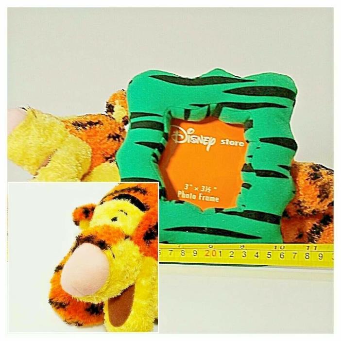Disney Store Tigger Plush With Picture Frame