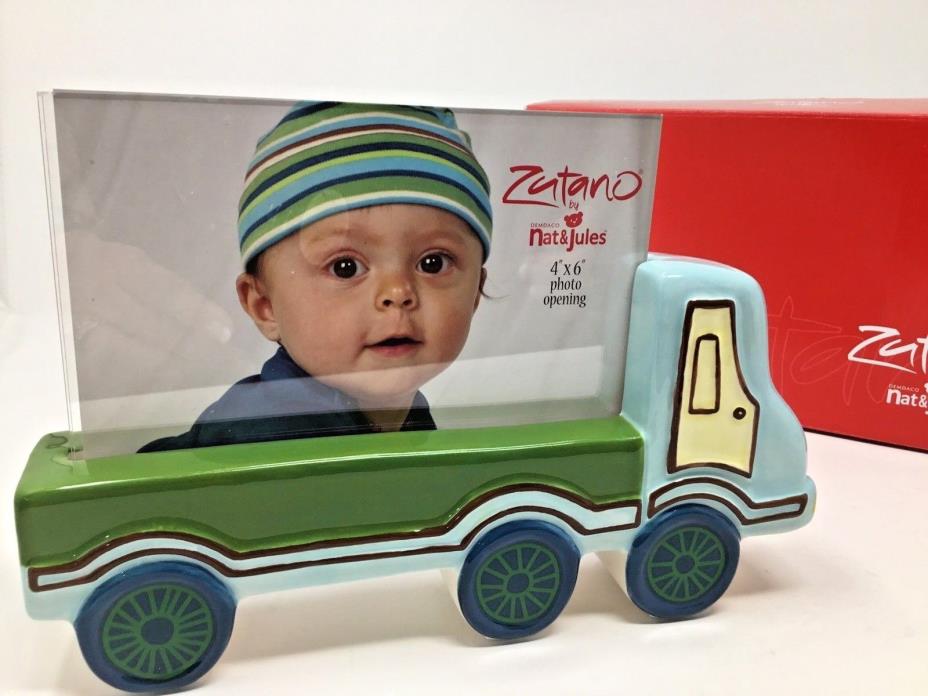 Zutano Road Trip Frame~Zutano~Nat & Jules~NIB~Baby Decor~Car~Truck~4 x 6 picture